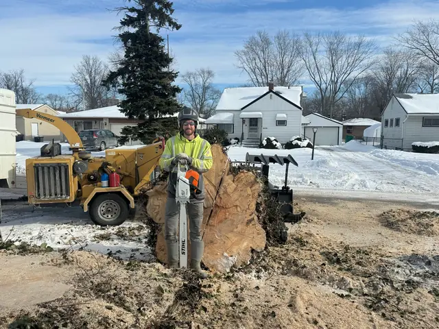 Completed job site